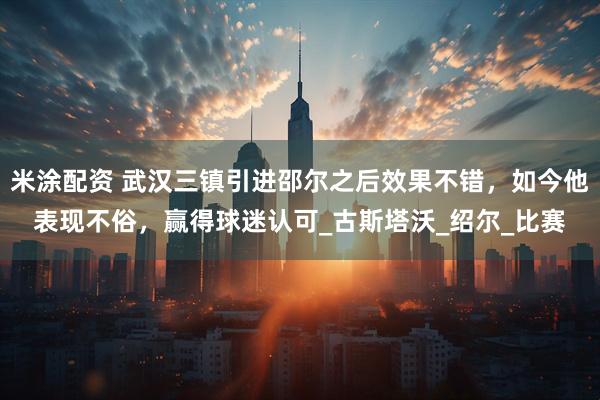 米涂配资 武汉三镇引进邵尔之后效果不错，如今他表现不俗，赢得球迷认可_古斯塔沃_绍尔_比赛